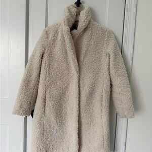 J. Crew Off-White Teddy Jacket